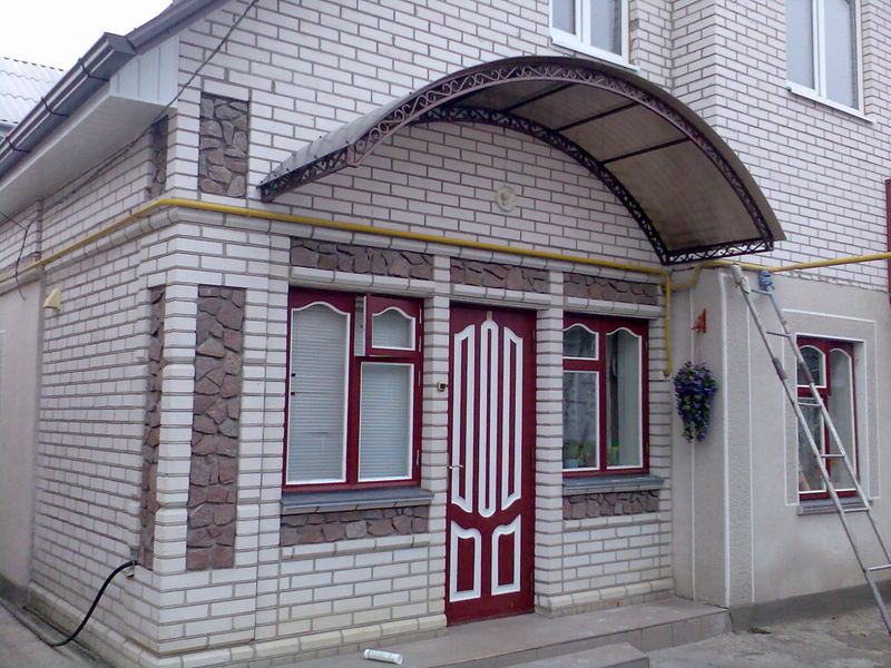 Металлические козырьки