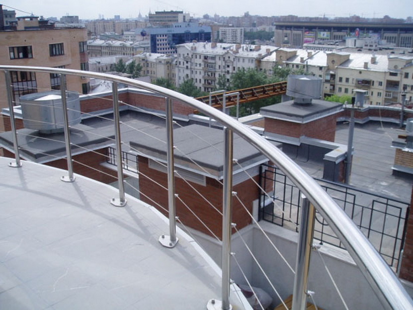 Элементы ограждения кровли