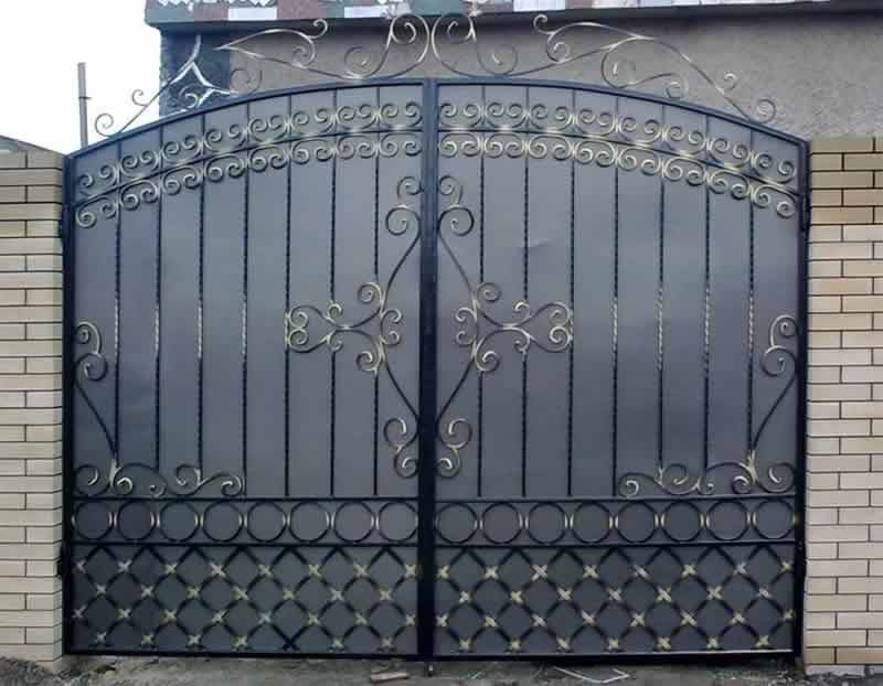 Металлические ворота