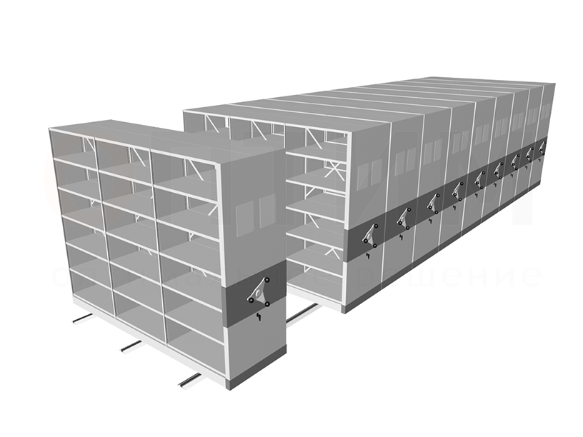 Передвижные стеллажи