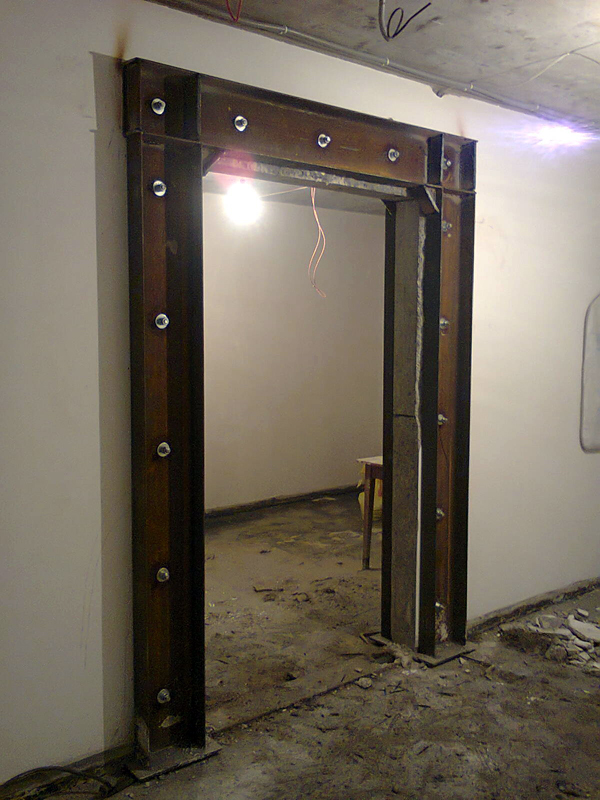 Усиление проемов