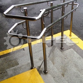 Разделитель потоков людей из нержавеющей стали - 3