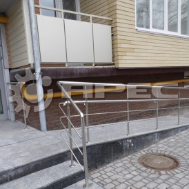 Монтаж ограждений входных групп - 10