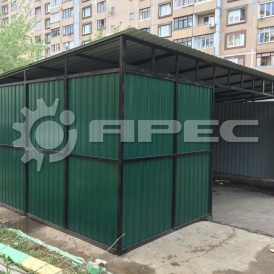 Закрытые контейнерные площадки для мусора - 5