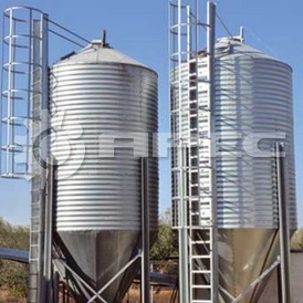 Промышленный накопительный бункер- 8