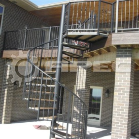 Винтовые железные лестницы - 12