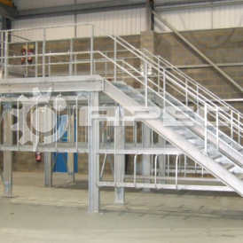 Монтаж металлических переходных технологических площадок - 6