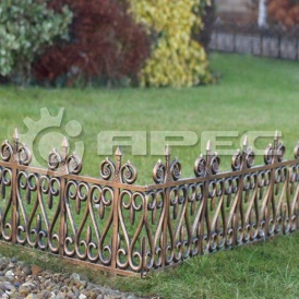Газонные кованые ограждения - 3