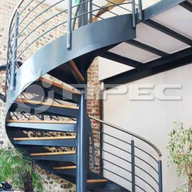 Винтовые наружные лестницы из металла - 8