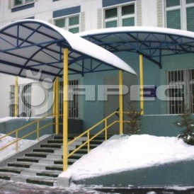 Металлические ограждения входных групп - 9