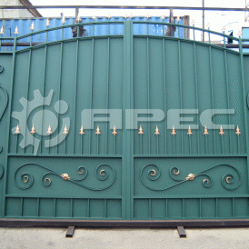 Металлические ворота - 10