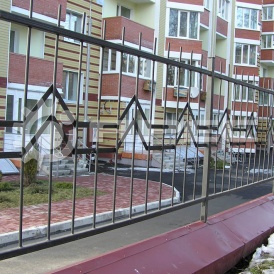 Красивые металлические заборы - 9