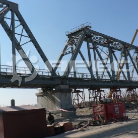 Монтаж металлоконструкций мостов - 7