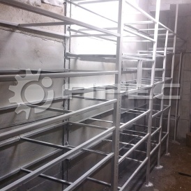 Стеллажи из профильной трубы для гаража - 8