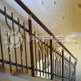 Изготовление и монтаж ограждения лестниц - 2