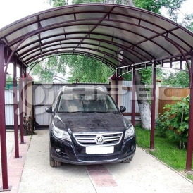 Навесы металлические для автомобилей - 12