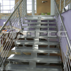 Стальные ограждения лестниц - 9