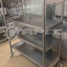 Мобильные стеллажи  из нержавеющей стали - 6
