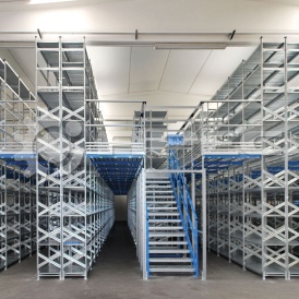 Этажные мезонинные стеллажи - 10