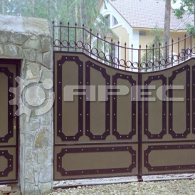 Сварные распашные ворота - 3