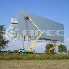 Изготовление и монтаж рекламных щитов 3х6  - 15