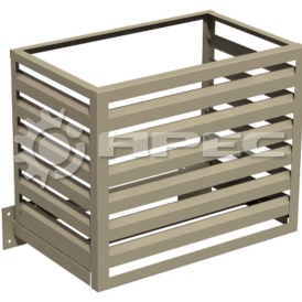 Ящик для кондиционера с горизонтальными ламелями - 13