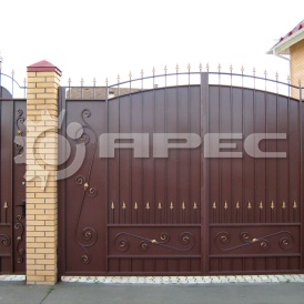 Металлические ворота - 8