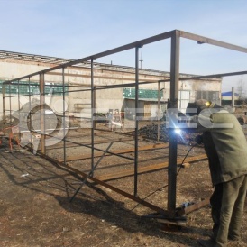 Монтаж павильонов из металлоконструкций- 1