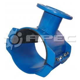 Хомуты стальные фланцевые - 9