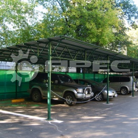 Крытая стоянка автомобилей из металлоконструкций - 5