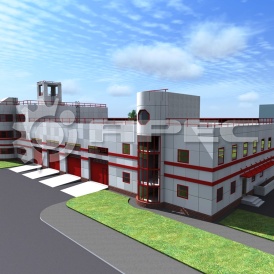 Проект пожарного депо