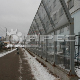 Шумозащитные заборы из поликарбоната - 10