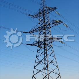 Установка опоры ЛЭП - 1