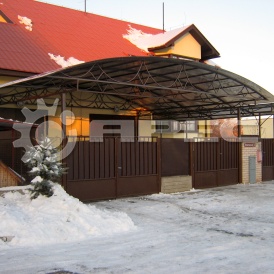 Навесы из металлопрофиля  - 12